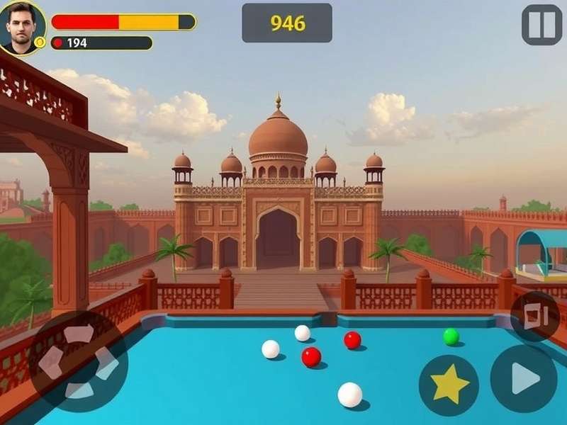Jaipur Pool Wizard gameplay screenshot